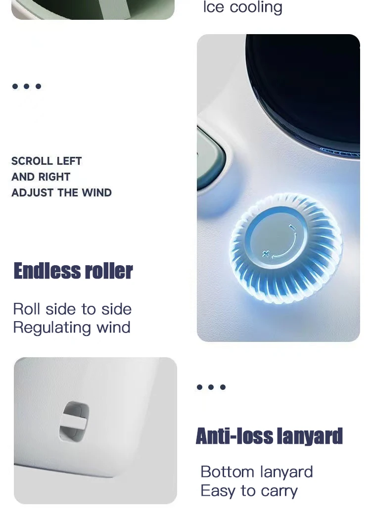 Portable Home Adjustable Type Strong Wind Rechargeable Mini Chargeable Electric Standing Fans Mini Cooling  Handheld Fan
