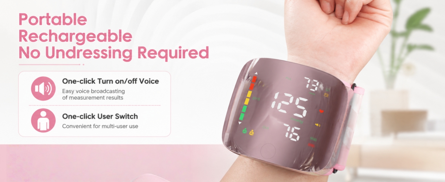 wrist blood pressure monitor wrist bp monitor bp cuff blood pressure machine for home use