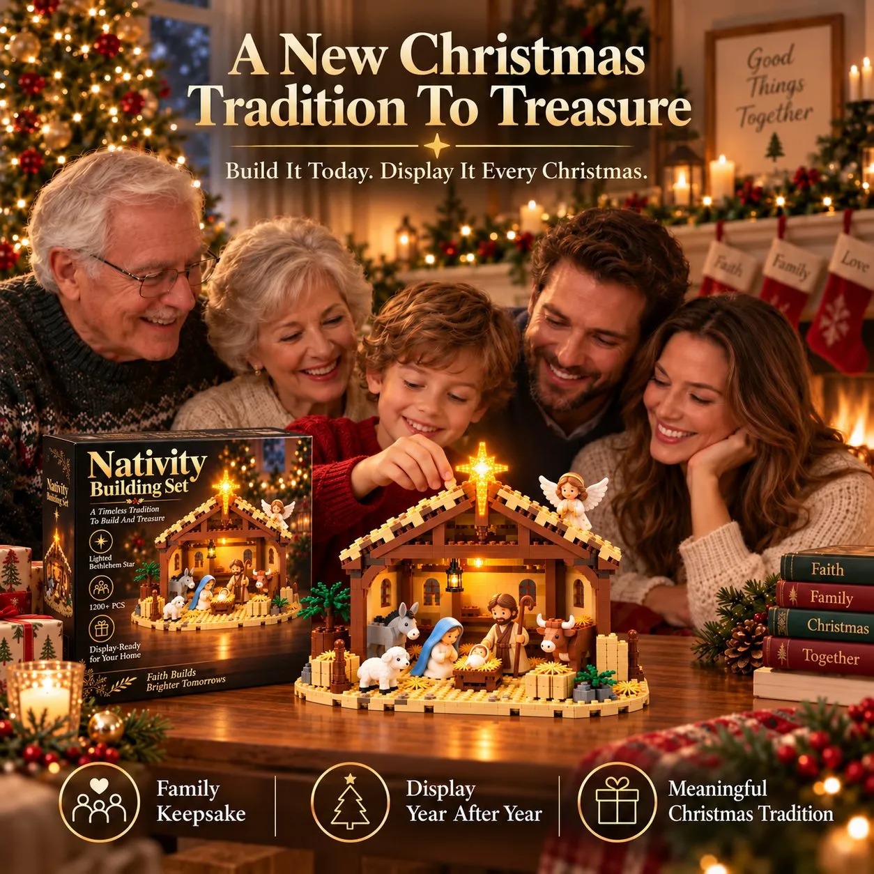 🌟The Nativity Story Building Block Set