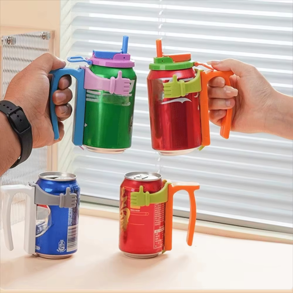 PLASTIC SODA CAN LID and HOLDER