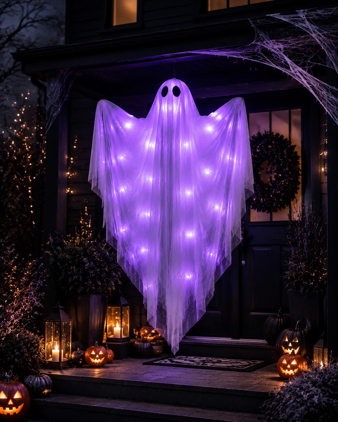 Halloween Ghost LED String Lights
