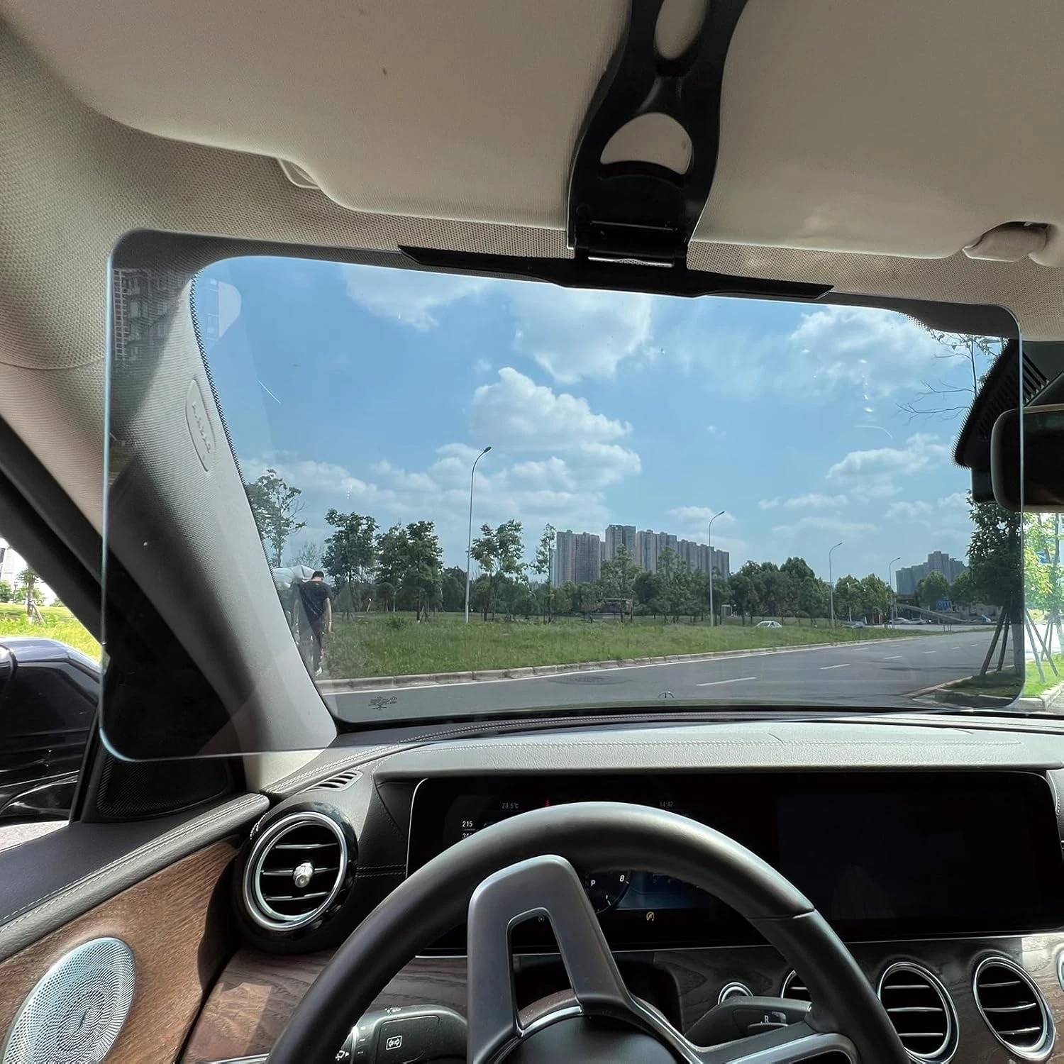 Universal Car Sun Visor Extender Anti-Glare Adjustable Sunshade Panel for safe