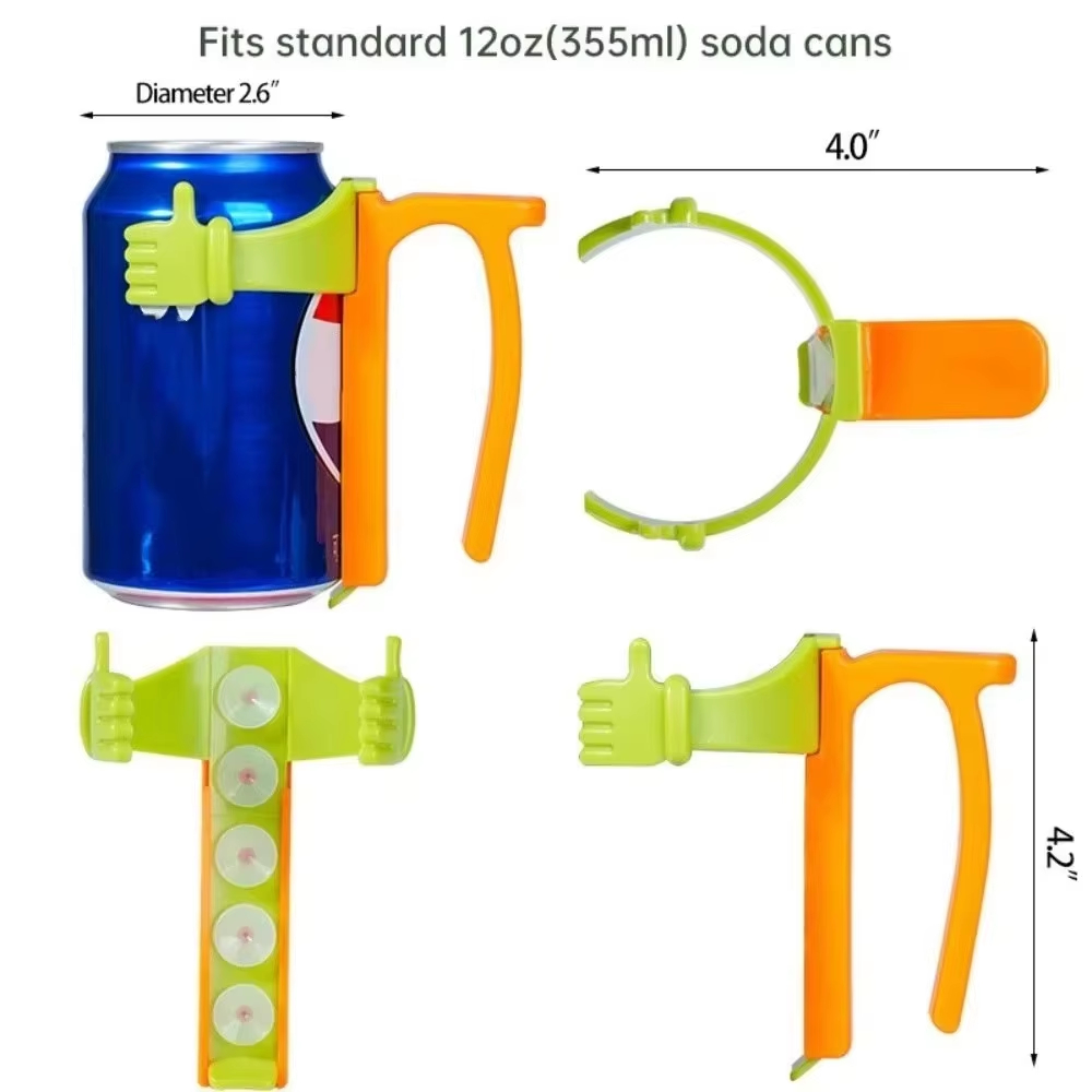 PLASTIC SODA CAN LID and HOLDER