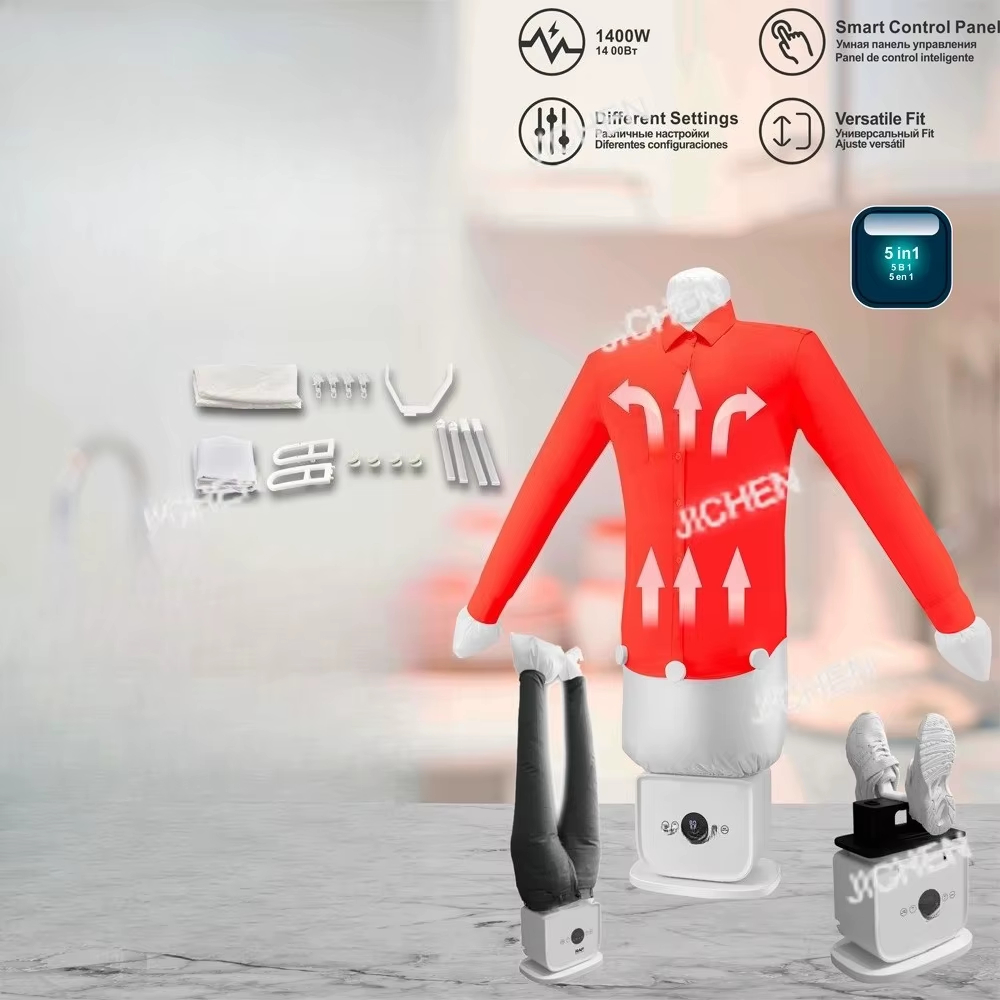 Automatic portrait inflatable ironing machine