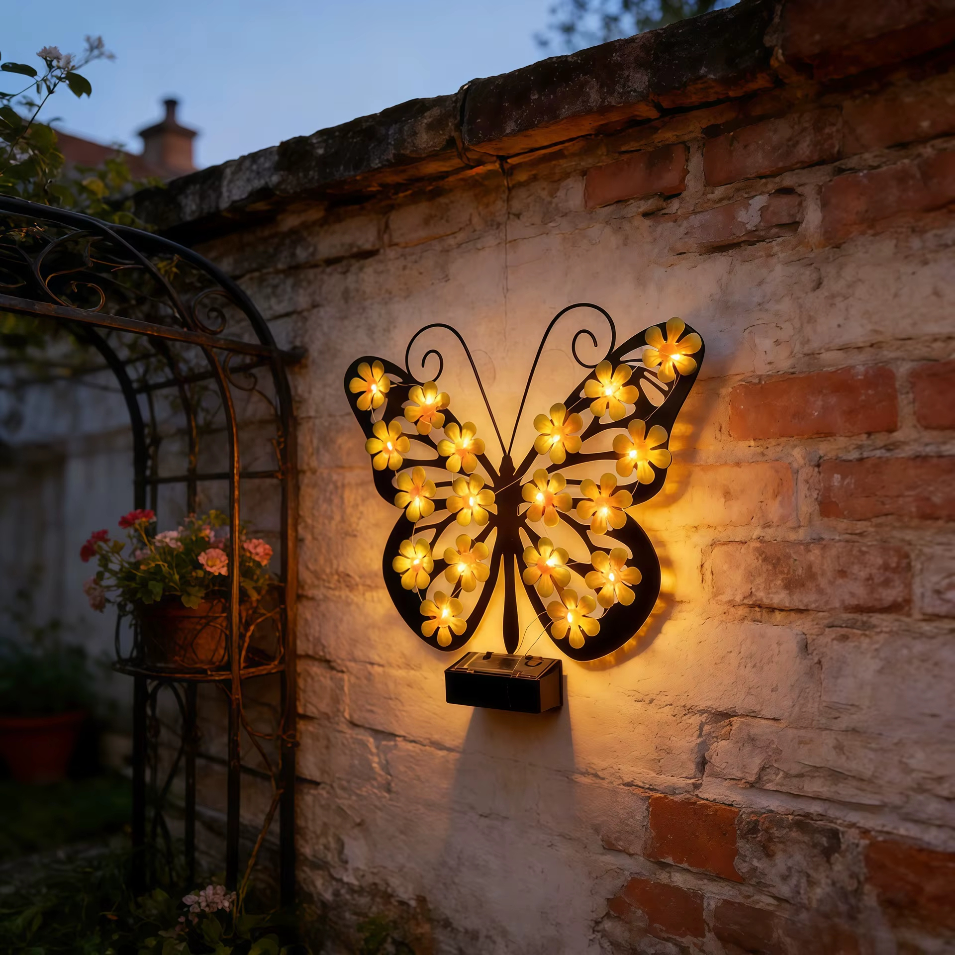 Solar Outdoor Butterfly Decorative Lamp Villa Garden Courtyard Landscape Atmosphere Villa Decoration