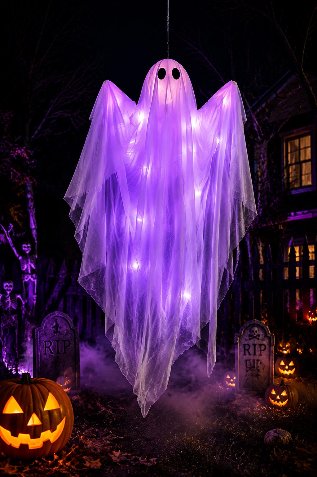 Halloween Ghost LED String Lights