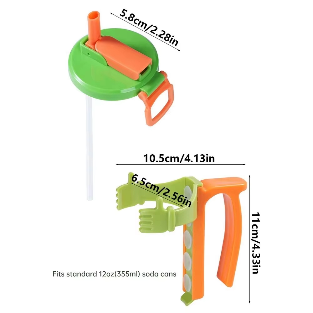 PLASTIC SODA CAN LID and HOLDER