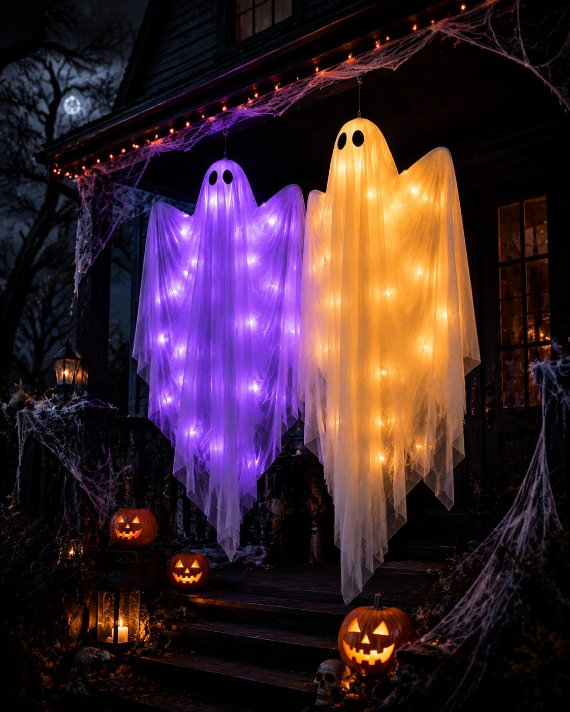 Halloween Ghost LED String Lights
