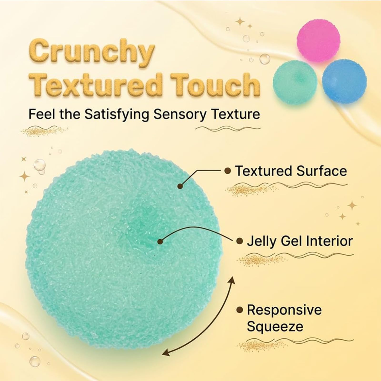 Crystal Mochi Squishy Ball