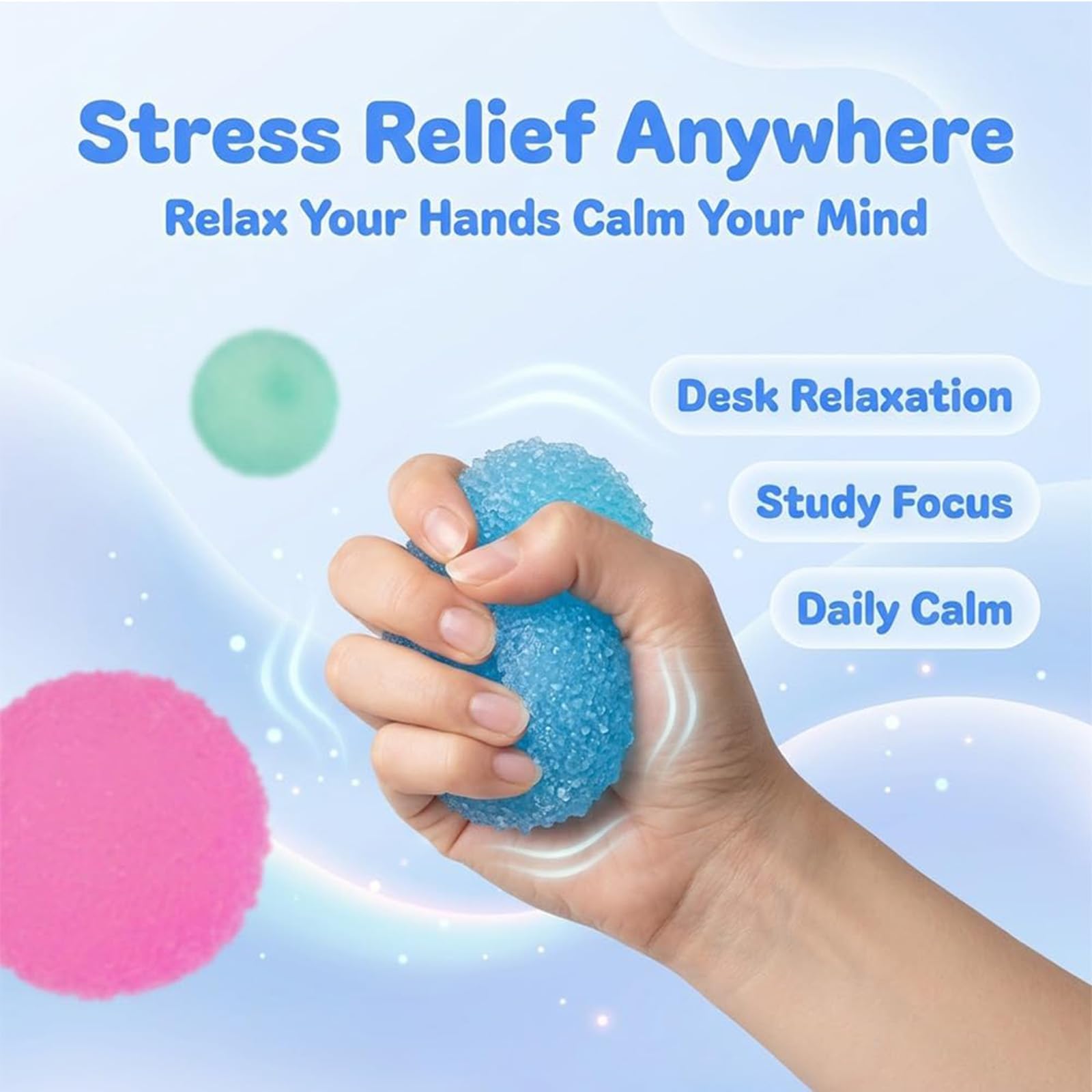 Crystal Mochi Squishy Ball