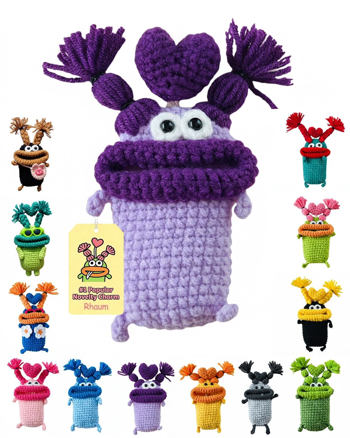 Cute Funny Keychain Protector Holder