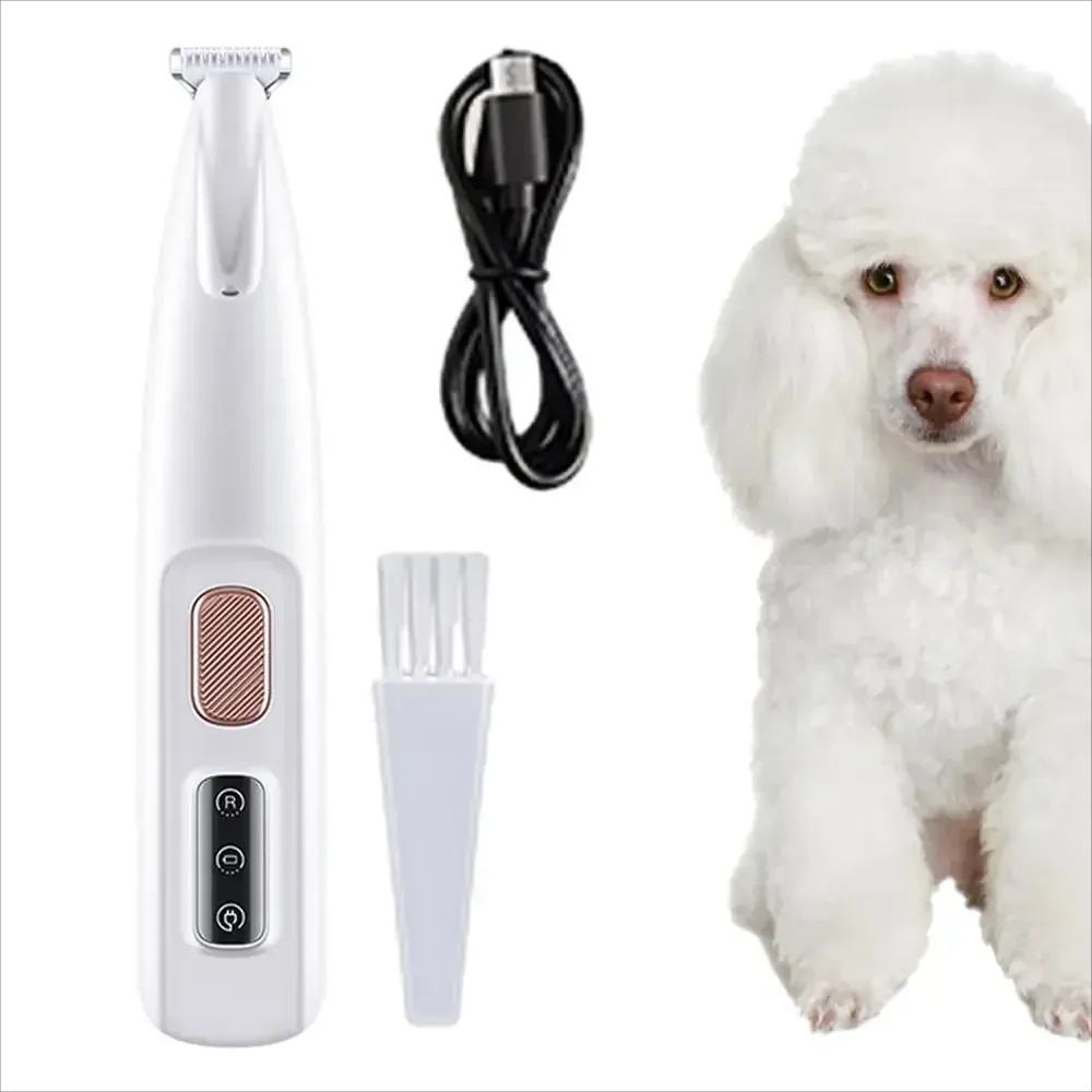 Precision Pet Trimmer – Safe Grooming for Paws, Eyes & Tail with LED Light