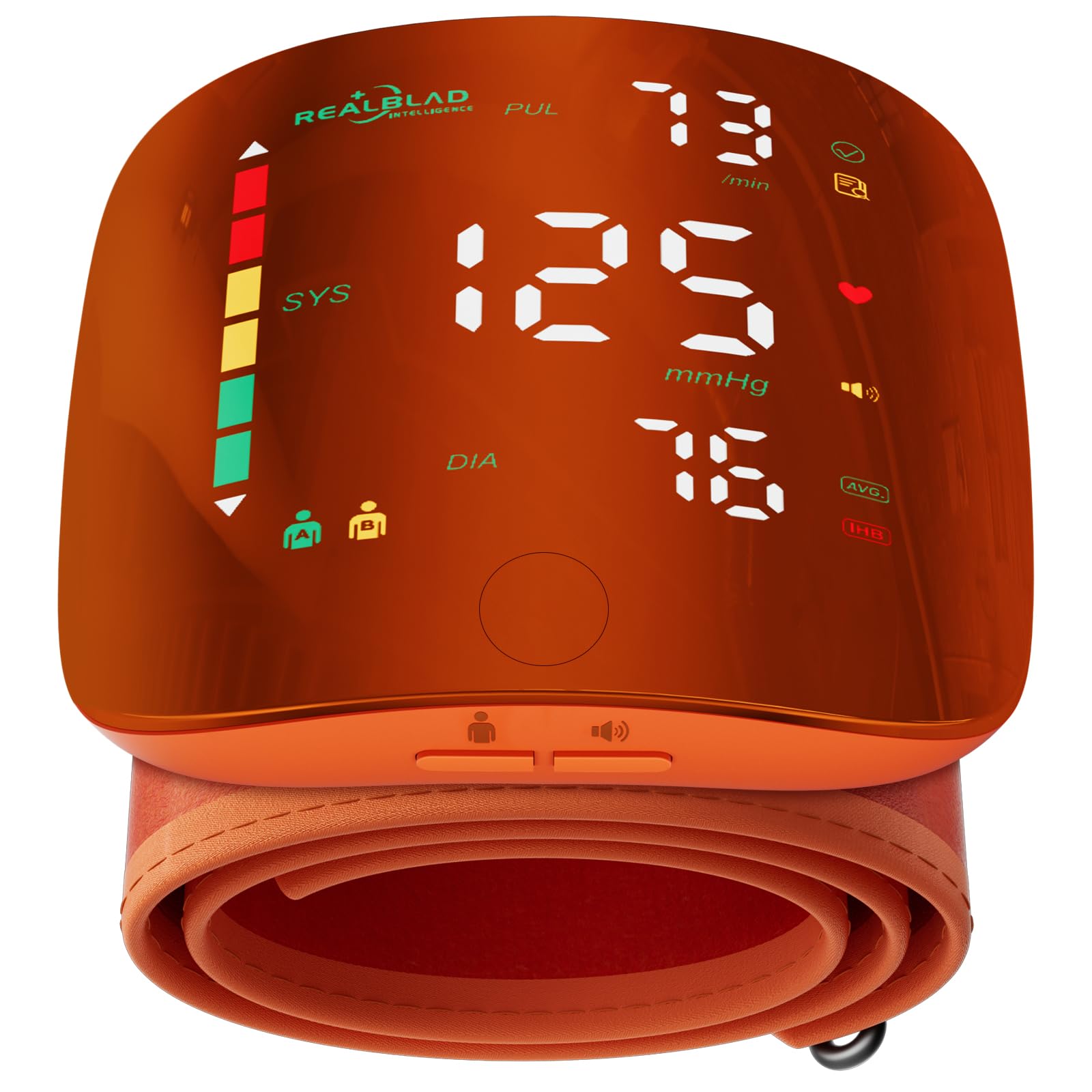 Wrist Blood Pressure Monitor, Automatic LED Display BP Machine for Home Use