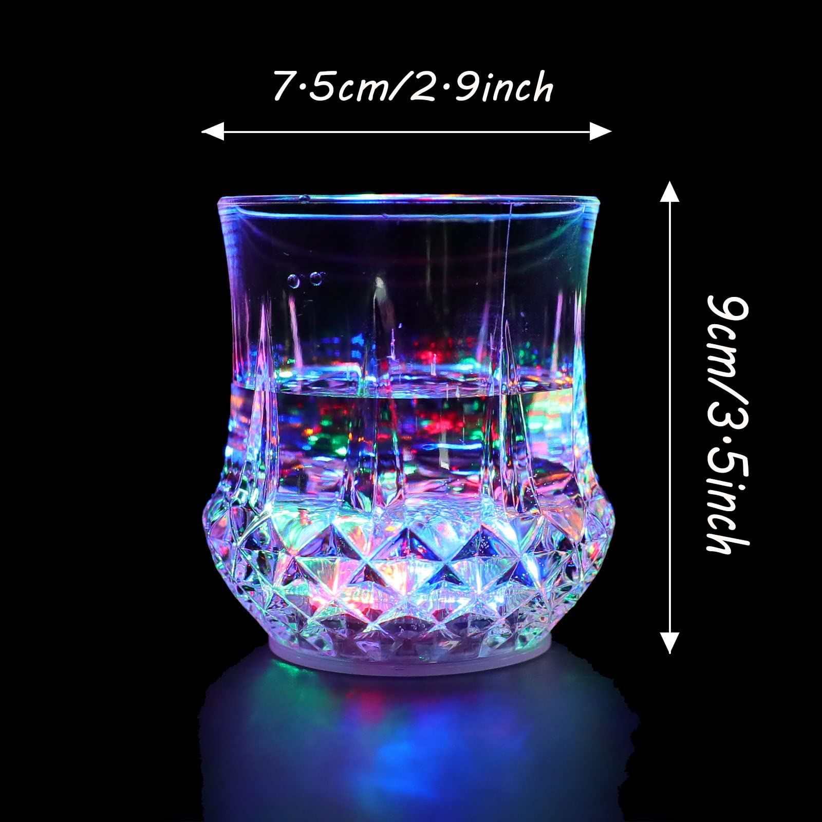 Flash Light Up Cups Liquid Activated