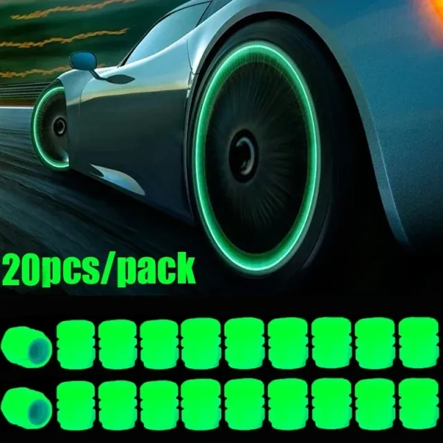 4-20PCS Luminous Car Tire Valve Cap