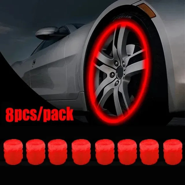 4-20PCS Luminous Car Tire Valve Cap