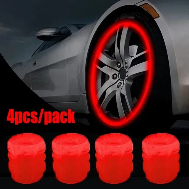 4-20PCS Luminous Car Tire Valve Cap