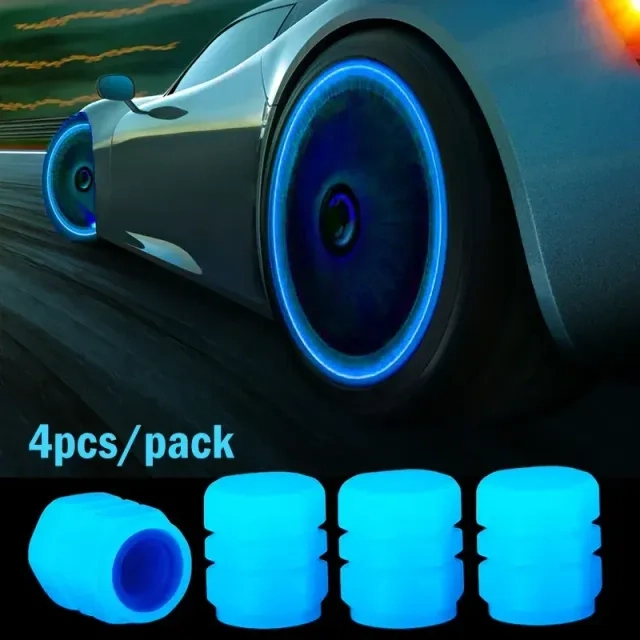 4-20PCS Luminous Car Tire Valve Cap