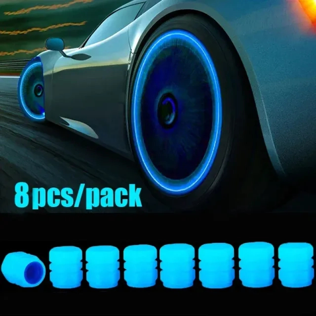 4-20PCS Luminous Car Tire Valve Cap