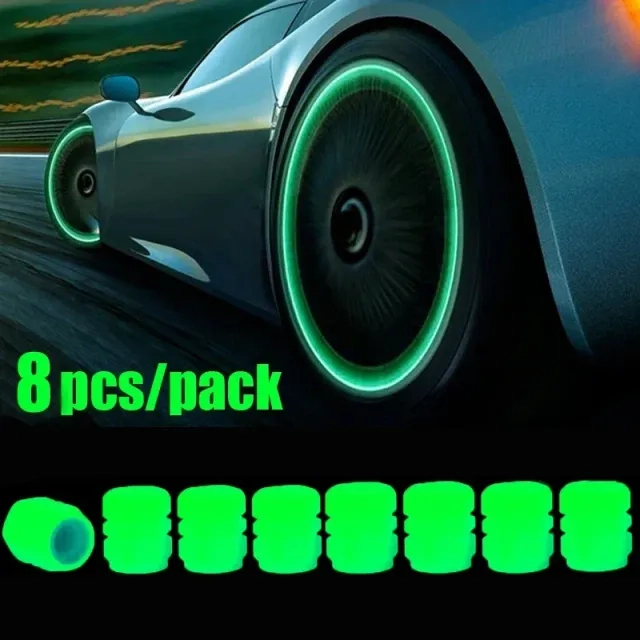 4-20PCS Luminous Car Tire Valve Cap