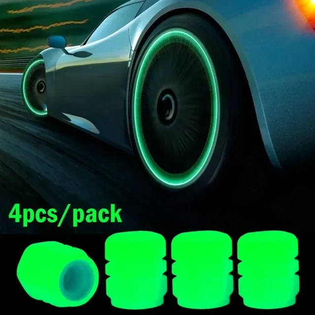 4-20PCS Luminous Car Tire Valve Cap