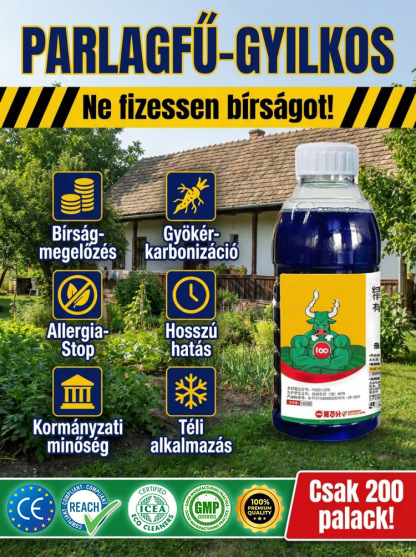 „Génszintű” gyomirtó szer a parlagfű ellen