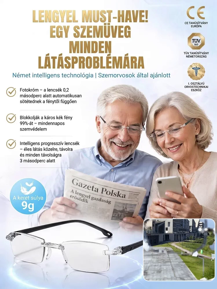 🎁A német szemüvegmárka évfordulóját ünnepli – vegyél egyet, és kapsz egyet ingyen! Utánvétes fizetés.