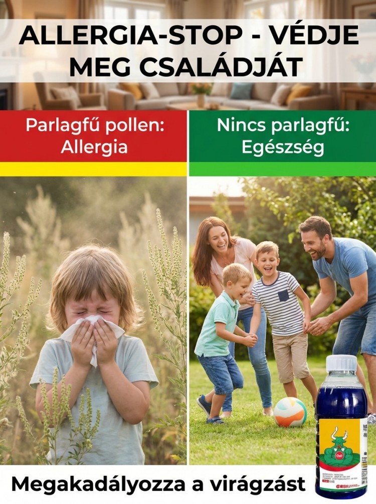 „Génszintű” gyomirtó szer a parlagfű ellen