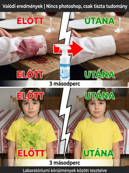 Univerzális Erős Tisztító Spray | Amit a Mosógép Nem Tud Kimosni (Ingyenes Szállítás)