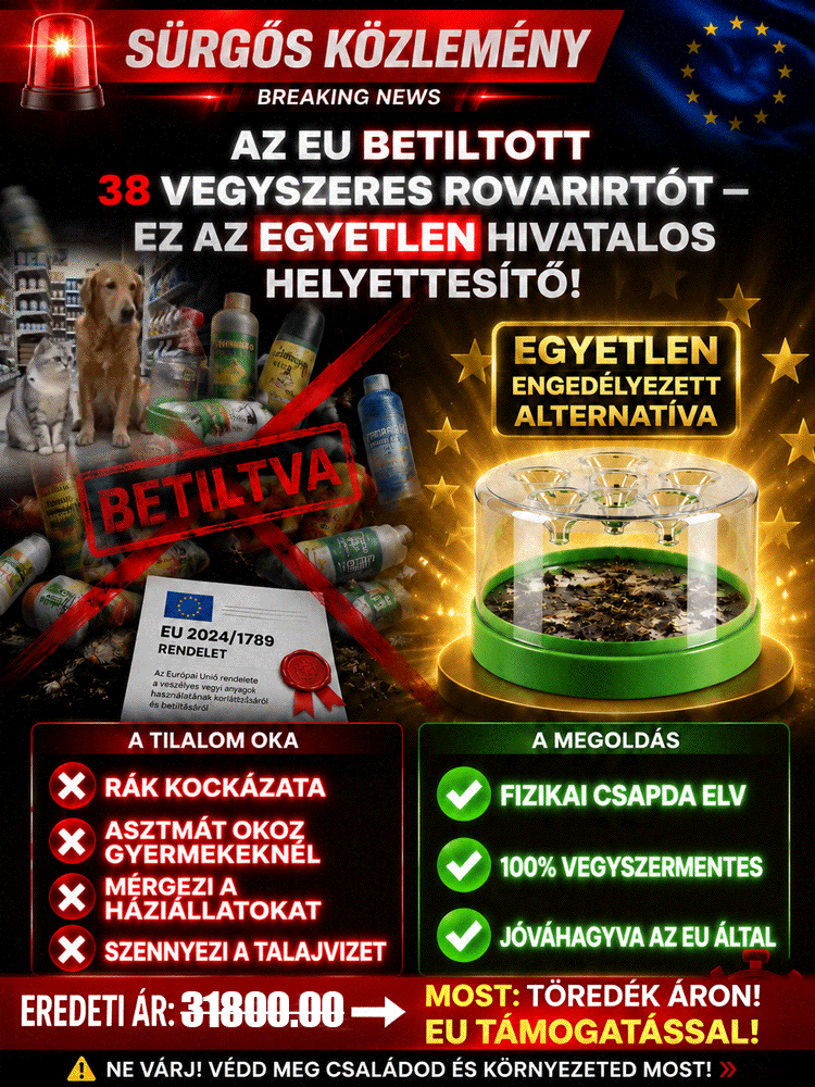 🚨EU-Jóváhagyott Fizikai Légycsapda | 100% Vegyszermentes (50% Akció)