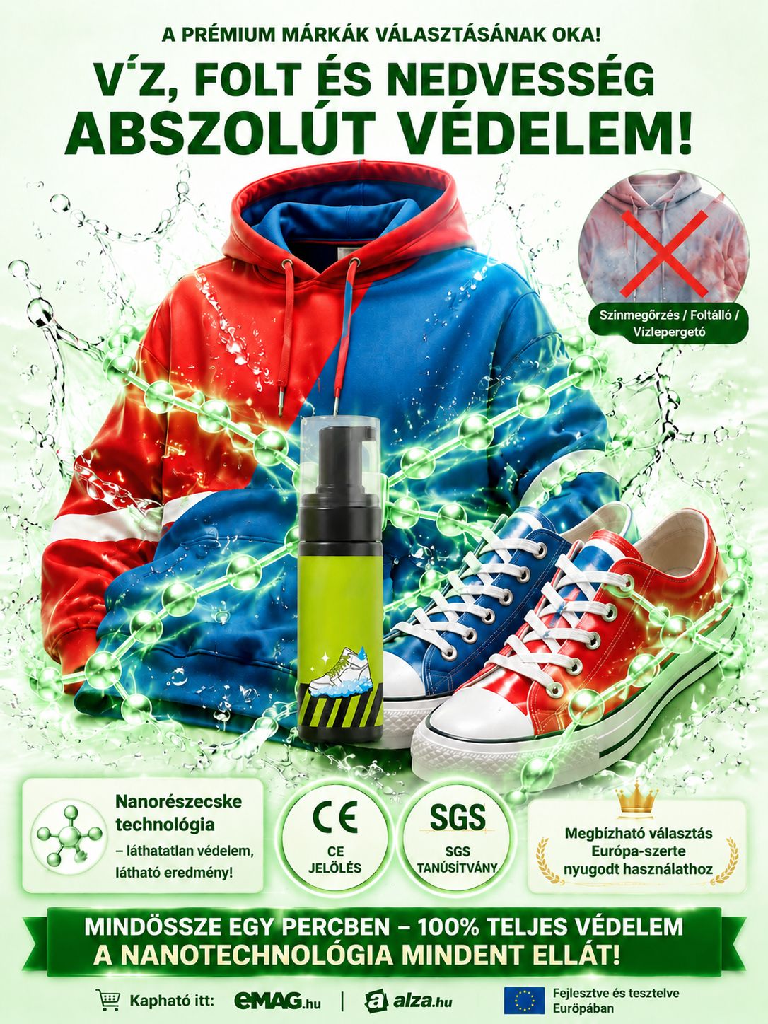 👍Varázslatos Univerzális Habtisztító Spray - Mosás Nélküli Folteltávolítás 10 Másodperc Alatt
