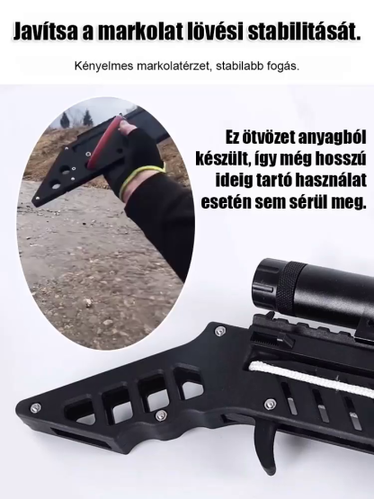 Összecsukható Lézeres Csúzli - Taktikai Pontosság (-50%)