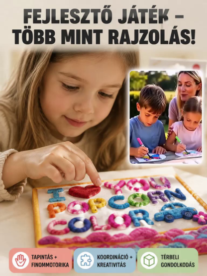 🔥Varázslatos 3D Puffadó Rajztoll Készlet - Kreatív Szórakozás Képernyők Nélkül