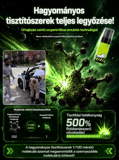 👍Varázslatos Univerzális Habtisztító Spray - Mosás Nélküli Folteltávolítás 10 Másodperc Alatt