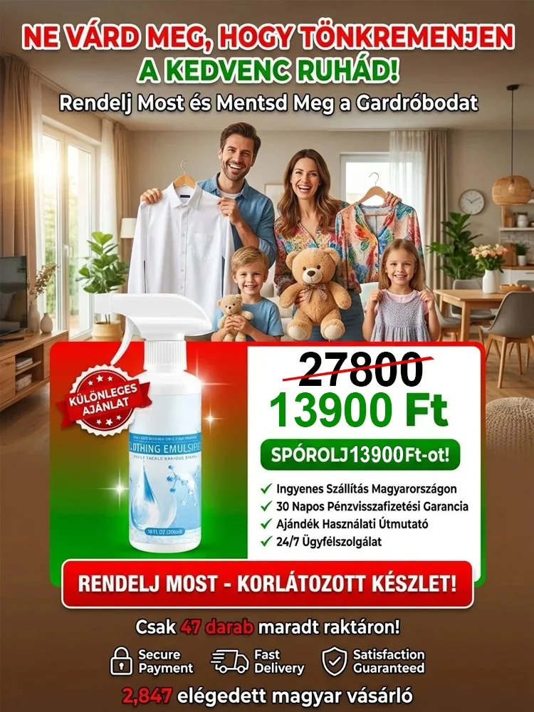 Univerzális Erős Tisztító Spray | Amit a Mosógép Nem Tud Kimosni (Ingyenes Szállítás)