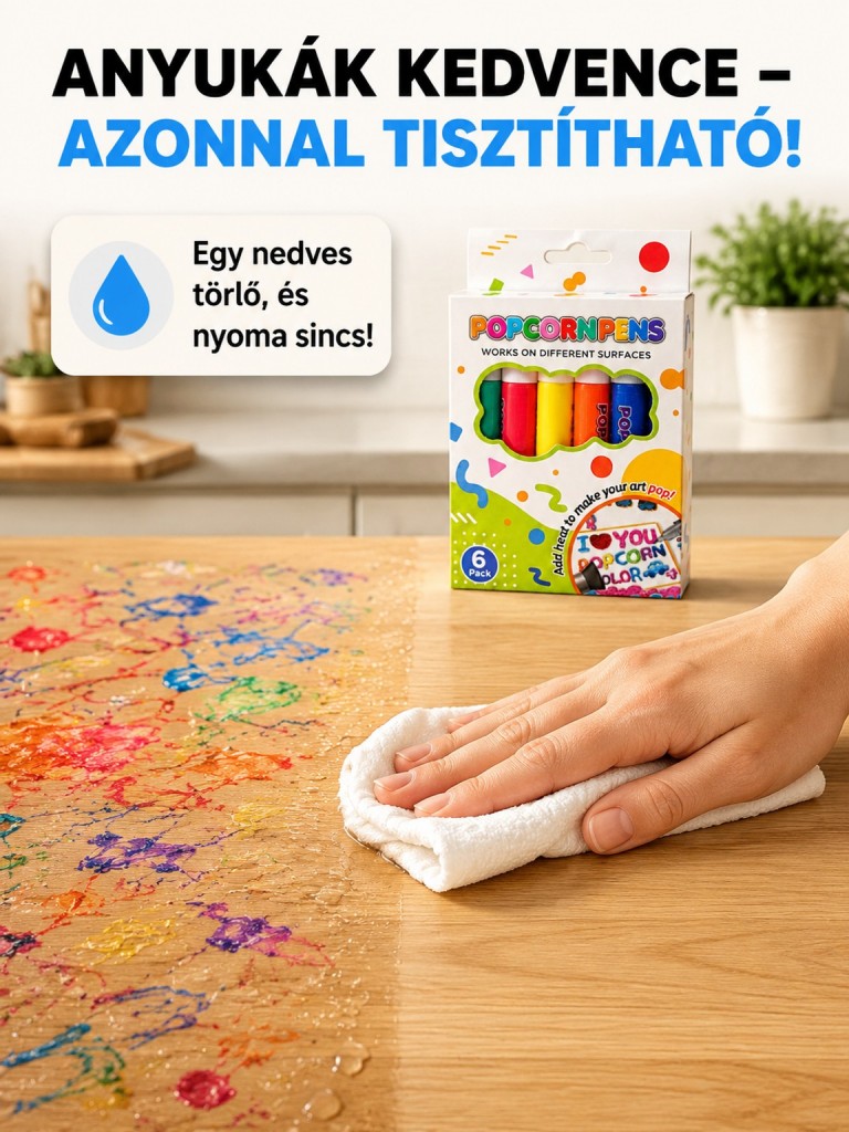 🔥Varázslatos 3D Puffadó Rajztoll Készlet - Kreatív Szórakozás Képernyők Nélkül