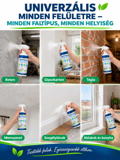 👍Vízálló Nano Faljavító Spray - Nyomtalan Száradás & Kőkemény Tartás (10 Perc Alatt)