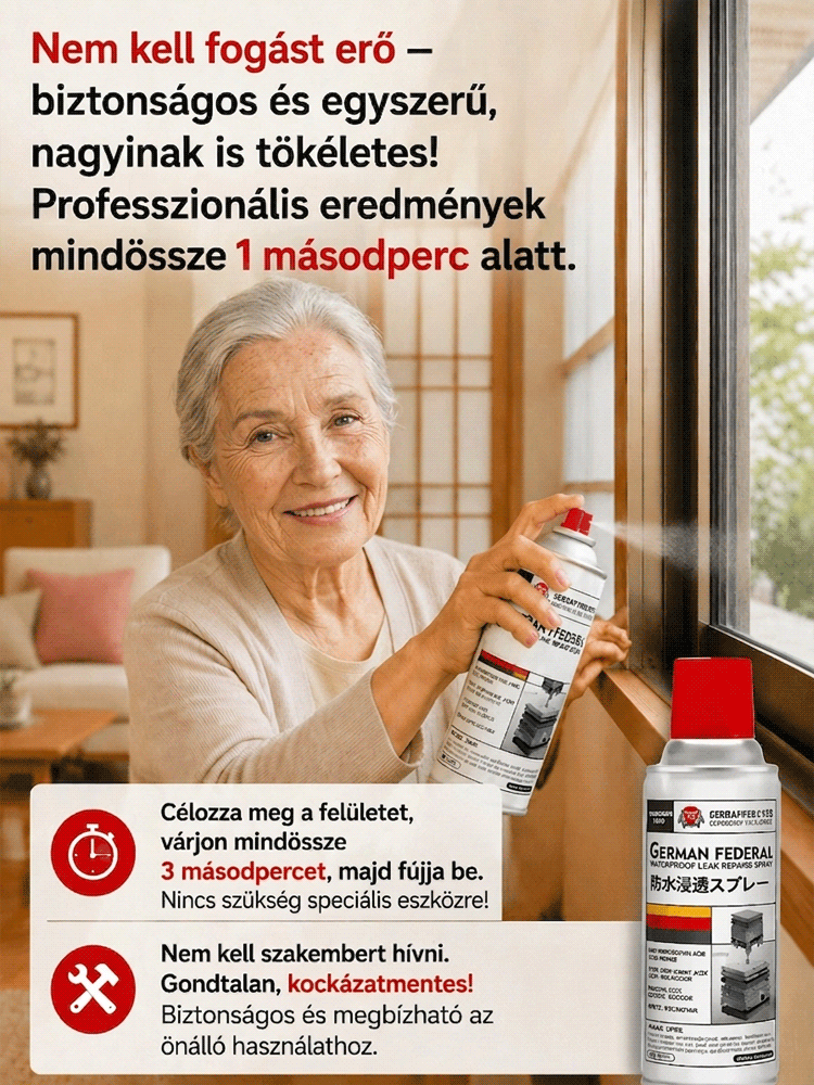 👍Láthatatlan Vízálló és Szivárgásgátló Spray | Azonnali Javítás Repedésekre