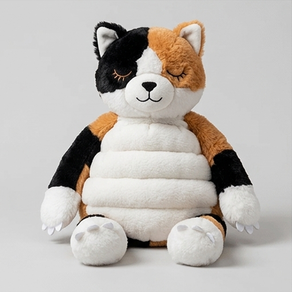 Weighted Stuffed Toy-Calico cat 