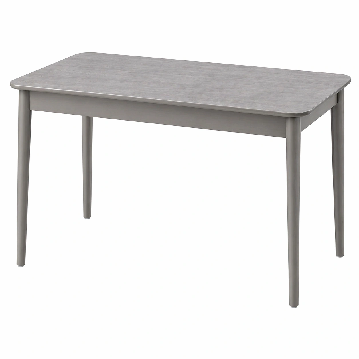 Mesa de comedor rectangular minimalista acabado gris moderno-rendsphere