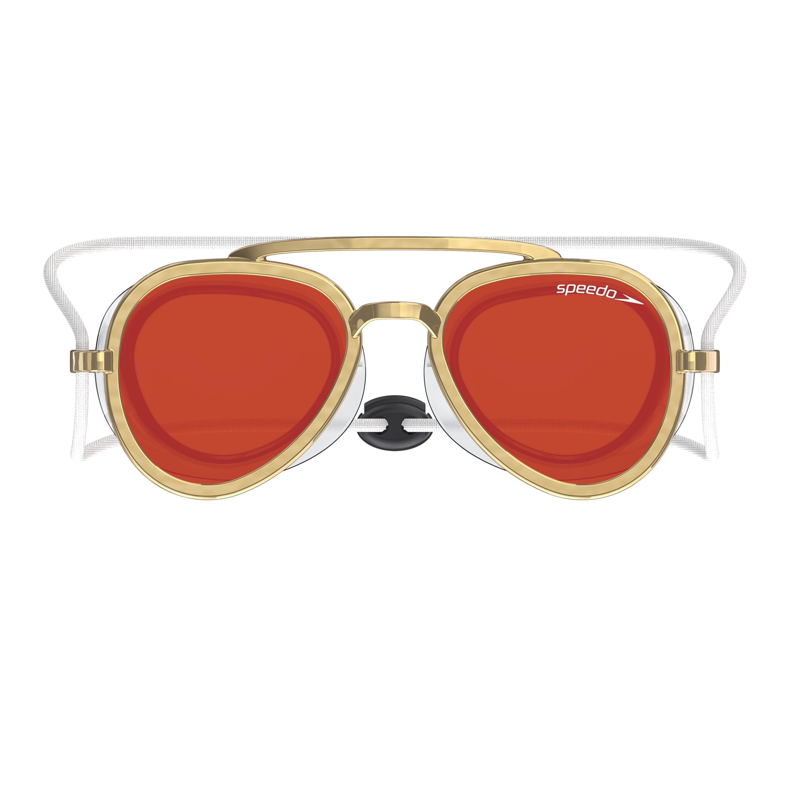 Speedo Retro Aviator Swim Goggles, Anti‑Fog UV Protection Swimming Glasses for Adults