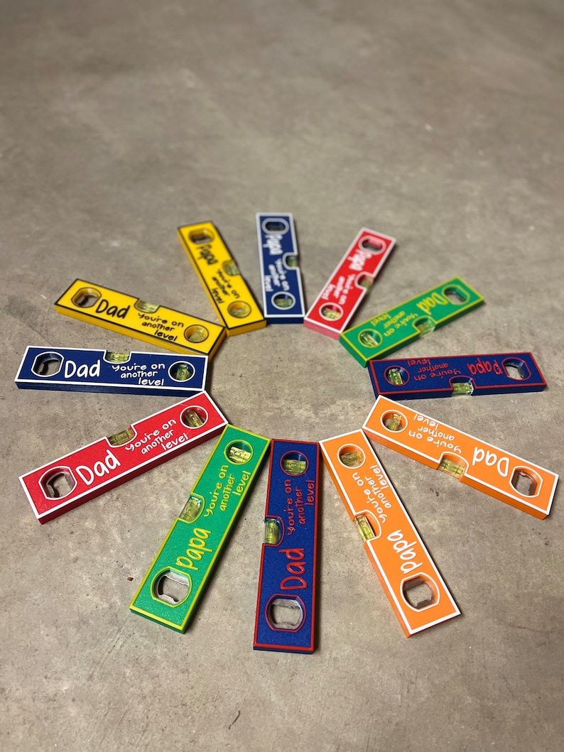 Papa Spirit Level Bottle Opener, Funny "You're On Another Level" Beer Opener, Father's Day Gift for Dad