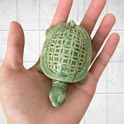 Cute Animal Ceramic Toilet Urinal Deodorizer, Frog & Turtle Shaped Bathroom Odor Eliminator Freshener