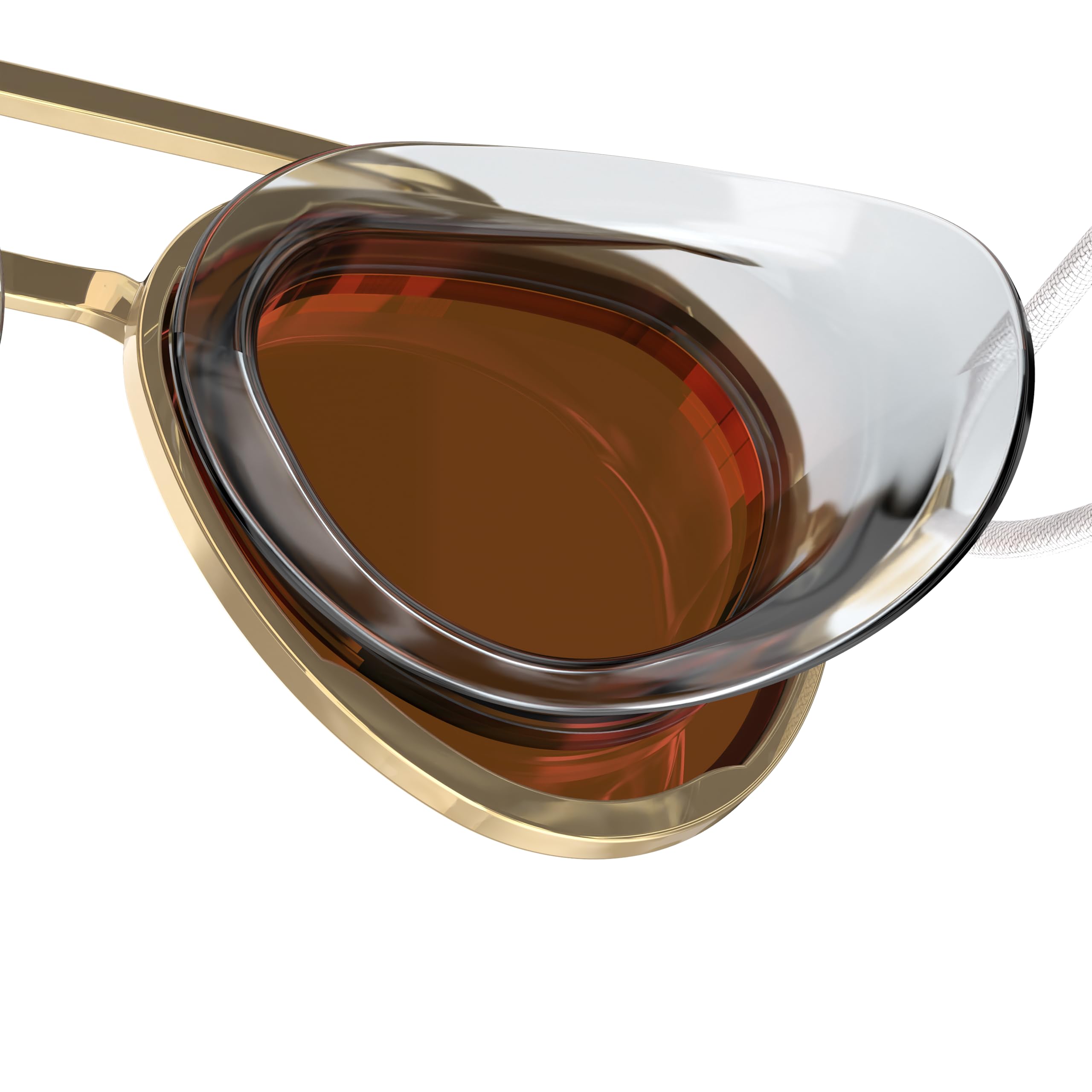 Speedo Retro Aviator Swim Goggles, Anti‑Fog UV Protection Swimming Glasses for Adults