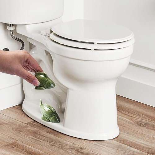 Fish Shaped Ceramic Toilet & Urinal Deodorizer, Long Lasting Bathroom Odor Eliminator Freshener