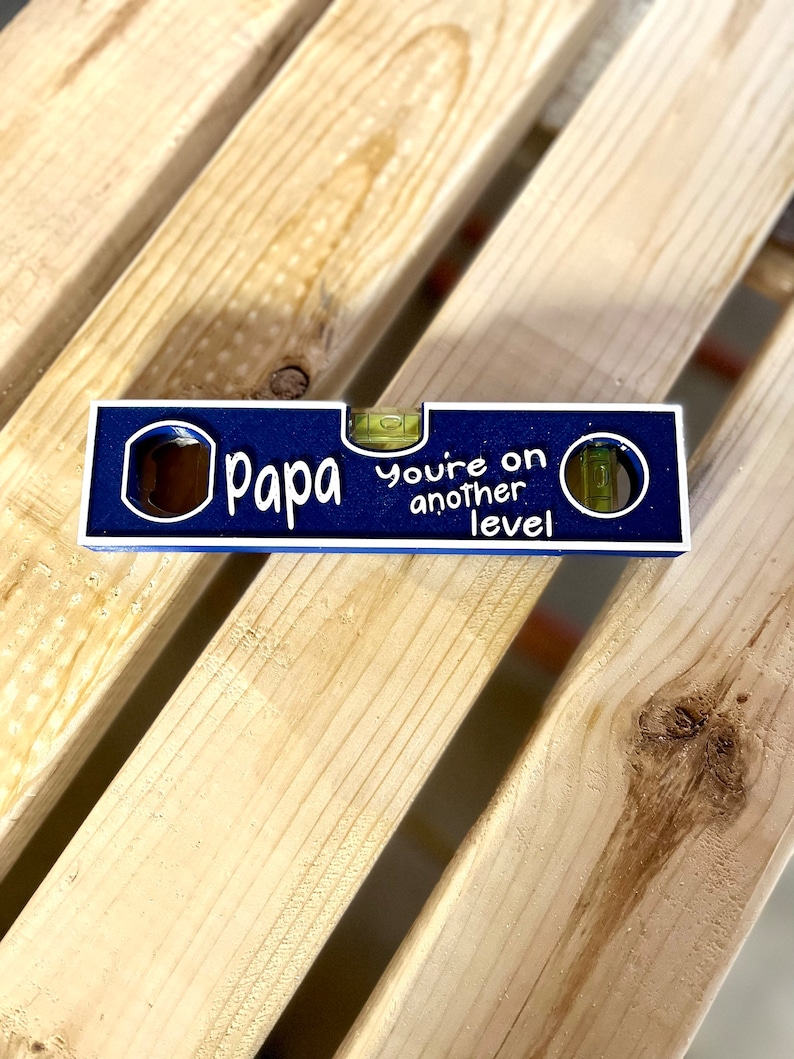 Papa Spirit Level Bottle Opener, Funny "You're On Another Level" Beer Opener, Father's Day Gift for Dad
