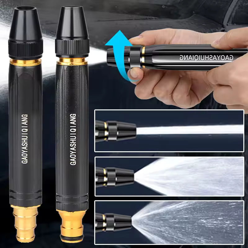 Hydro Jet High Pressure Hose Nozzle for Car & Outdoor Cleaning