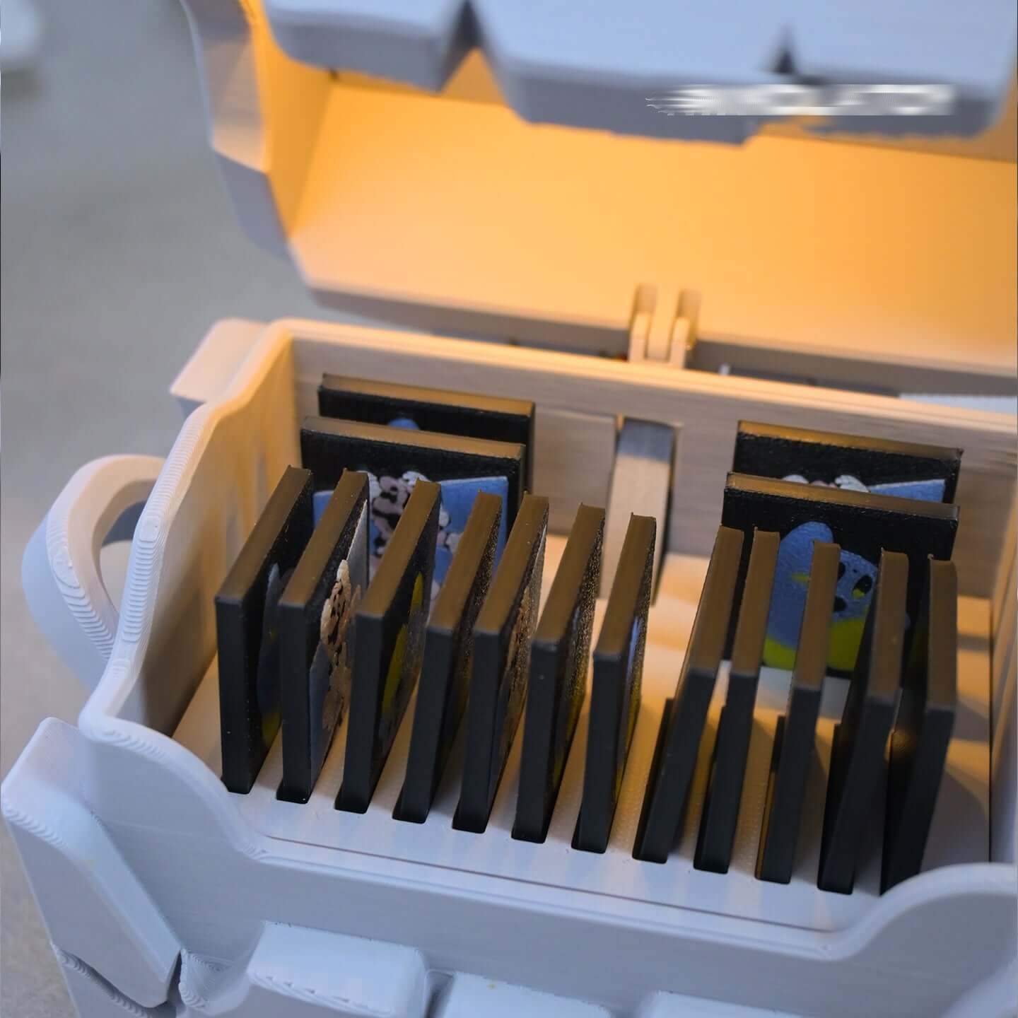 3D Voice Control Cassette Storage Box