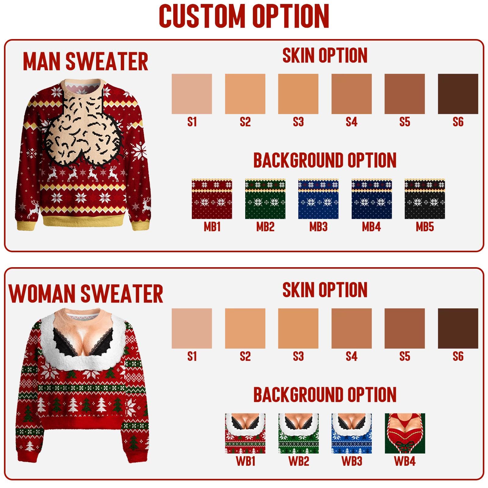 Meme Ugly Sweater,Funny Jingle Balls Christmas Ugly Sweater Women Chest Cleavage Ugly Sweater