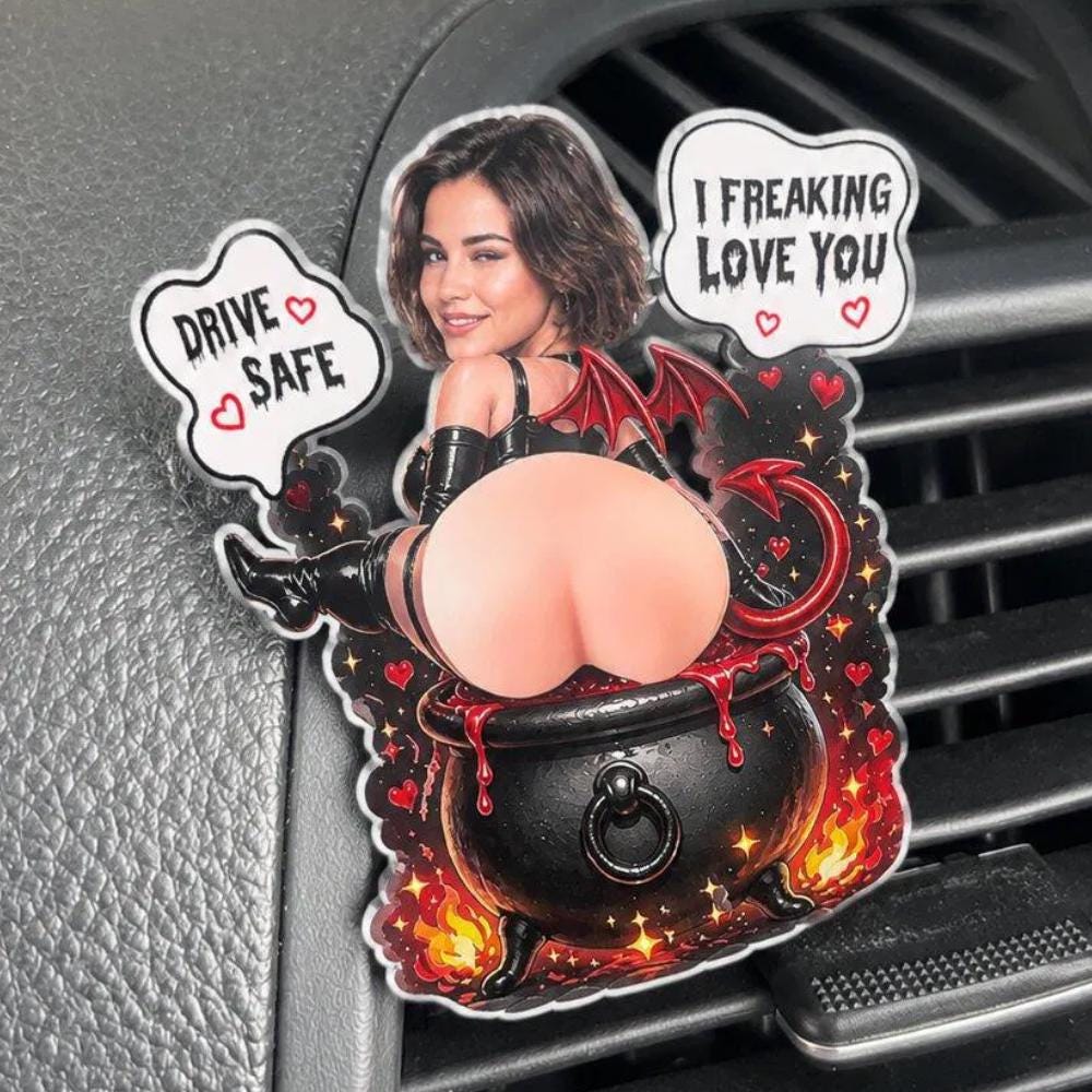 Custom Photo Face Squishy Car Vent Clip, Personalized Acrylic Car Accessory, Funny Romantic Gift